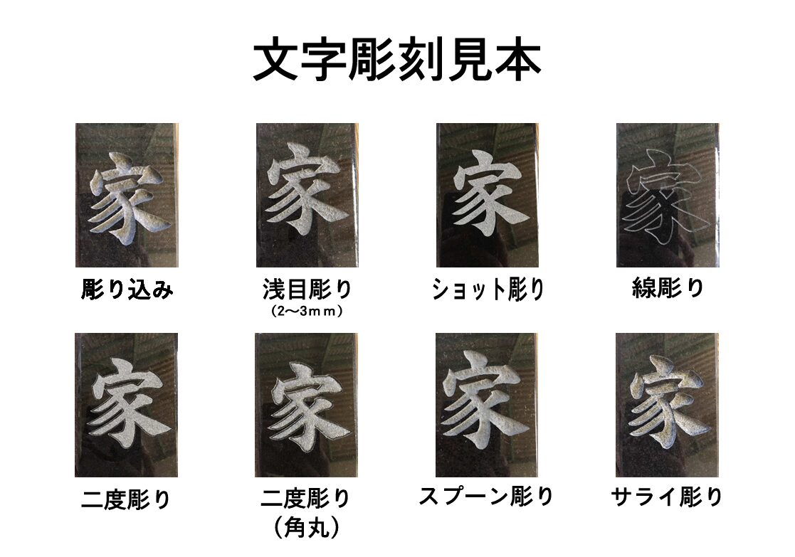 お墓の彫刻について - 神奈川石材株式会社